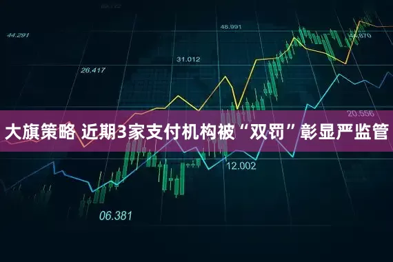 大旗策略 近期3家支付机构被“双罚”彰显严监管